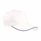 Cappellino personalizzato profilo bianco.