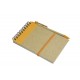 Block notes con penna senza righe Block notes con penna senza righe