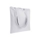Shopper in cotone con zip di chiusira Shopper in cotone con zip di chiusira