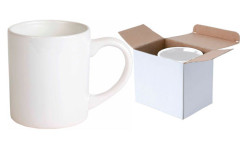 Tazza ceramica bianca Tazza ceramica bianca