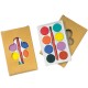 Set 8 acquarelli colorati in box cartone personalizzabile Set 8 acquarelli colorati in box cartone personalizzabile
