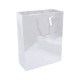 Shopper in carta laminata. Maniglie con cordino