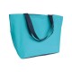Borsa mare bicolore chiusura a zip