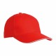 Cappellino in cotone  con visiera sandwich
