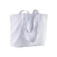 Shopper cotone soffietto alla base manici lunghi Shopper cotone soffietto alla base manici lunghi