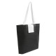 Shopper tnt pieghevole con bottone bicolore Shopper tnt pieghevole con bottone bicolore