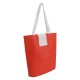 Shopper tnt pieghevole con bottone bicolore Shopper tnt pieghevole con bottone bicolore