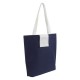 Shopper tnt pieghevole con bottone bicolore Shopper tnt pieghevole con bottone bicolore