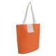 Shopper tnt pieghevole con bottone bicolore Shopper tnt pieghevole con bottone bicolore