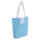Shopper tnt pieghevole con bottone bicolore Shopper tnt pieghevole con bottone bicolore
