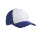 Cappellino bicolore a 5 pannelli poliestere