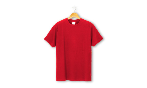 T-shirt tubolare colorata in cotone biologico personalizzabili