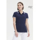Polo con finiture su maniche e collo a contrasto modello Pasadena Women