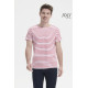 T-shirt Miles cotone pettinato e righe intessute Stampa il tuo logo T-shirt Miles cotone pettinato e righe intessute Stampa il tuo logo
