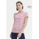 T-shirt donna modello a righe Miles Women T-shirt donna modello a righe Miles Women