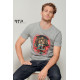 T-shirt uomo Apparel tubolare manica corta personalizzabili T-shirt uomo Apparel tubolare manica corta personalizzabili