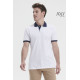 Polo unisex bicolore modello Prince finiture a contrasto Polo unisex bicolore modello Prince finiture a contrasto