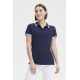 Polo con finiture su maniche e collo a contrasto modello Pasadena Women
