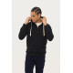 Felpa unisex modello con cappuccio ed interno in poliestere Sherpa