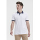 Polo unisex bicolore modello Prince finiture a contrasto Polo unisex bicolore modello Prince finiture a contrasto