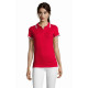 Polo con finiture su maniche e collo a contrasto modello Pasadena Women