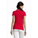 Polo con finiture su maniche e collo a contrasto modello Pasadena Women