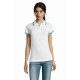 Polo con finiture su maniche e collo a contrasto modello Pasadena Women
