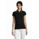 Polo con finiture su maniche e collo a contrasto modello Pasadena Women