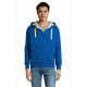 Felpa unisex modello con cappuccio ed interno in poliestere Sherpa