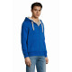 Felpa unisex modello con cappuccio ed interno in poliestere Sherpa