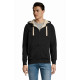 Felpa unisex modello con cappuccio ed interno in poliestere Sherpa