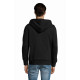 Felpa unisex modello con cappuccio ed interno in poliestere Sherpa