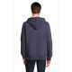 Felpa unisex modello con cappuccio ed interno in poliestere Sherpa