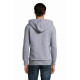 Felpa unisex modello con cappuccio ed interno in poliestere Sherpa