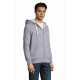 Felpa unisex modello con cappuccio ed interno in poliestere Sherpa