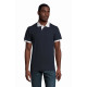 Polo unisex bicolore modello Prince finiture a contrasto Polo unisex bicolore modello Prince finiture a contrasto