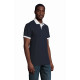 Polo unisex bicolore modello Prince finiture a contrasto Polo unisex bicolore modello Prince finiture a contrasto