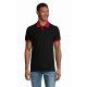 Polo unisex bicolore modello Prince finiture a contrasto Polo unisex bicolore modello Prince finiture a contrasto