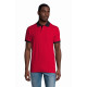 Polo unisex bicolore modello Prince finiture a contrasto Polo unisex bicolore modello Prince finiture a contrasto