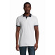 Polo unisex bicolore modello Prince finiture a contrasto Polo unisex bicolore modello Prince finiture a contrasto