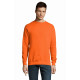 Felpa unisex modello New Supreme in cotone e poliestere