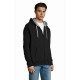 Felpa uomo modello Soul Men zip nascosta