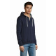Felpa uomo modello Soul Men zip nascosta
