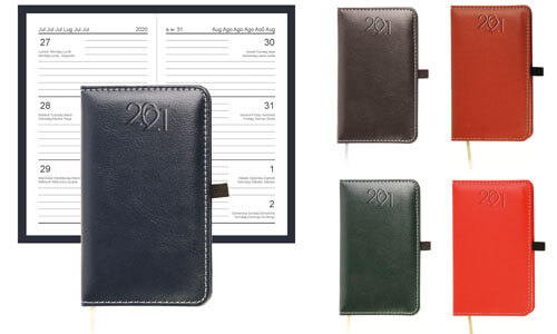 Agenda Tascabile settimanale dimensione 9 x 15 cm