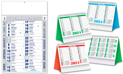Scegli i calendari più adatti alla tua Azienda, immancabili a fine anno