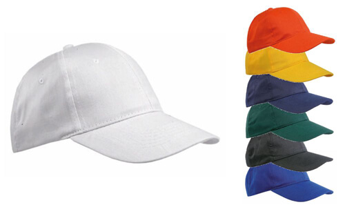 Cappellino a 6 pannelli stampato con il tuo logo Cappellino a 6 pannelli stampato con il tuo logo