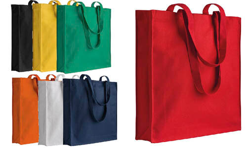 Shopper con soffietto grammatura pesante 280gr. Shopper con soffietto grammatura pesante 280gr.