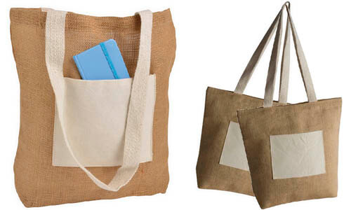 Shopper Juta con tasca Shopper Juta con tasca