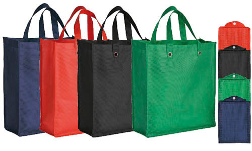 Shopper tnt pieghevole con automatico Shopper tnt pieghevole con automatico