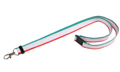 Nastro collo - lanyard tricolore Nastro collo - lanyard tricolore